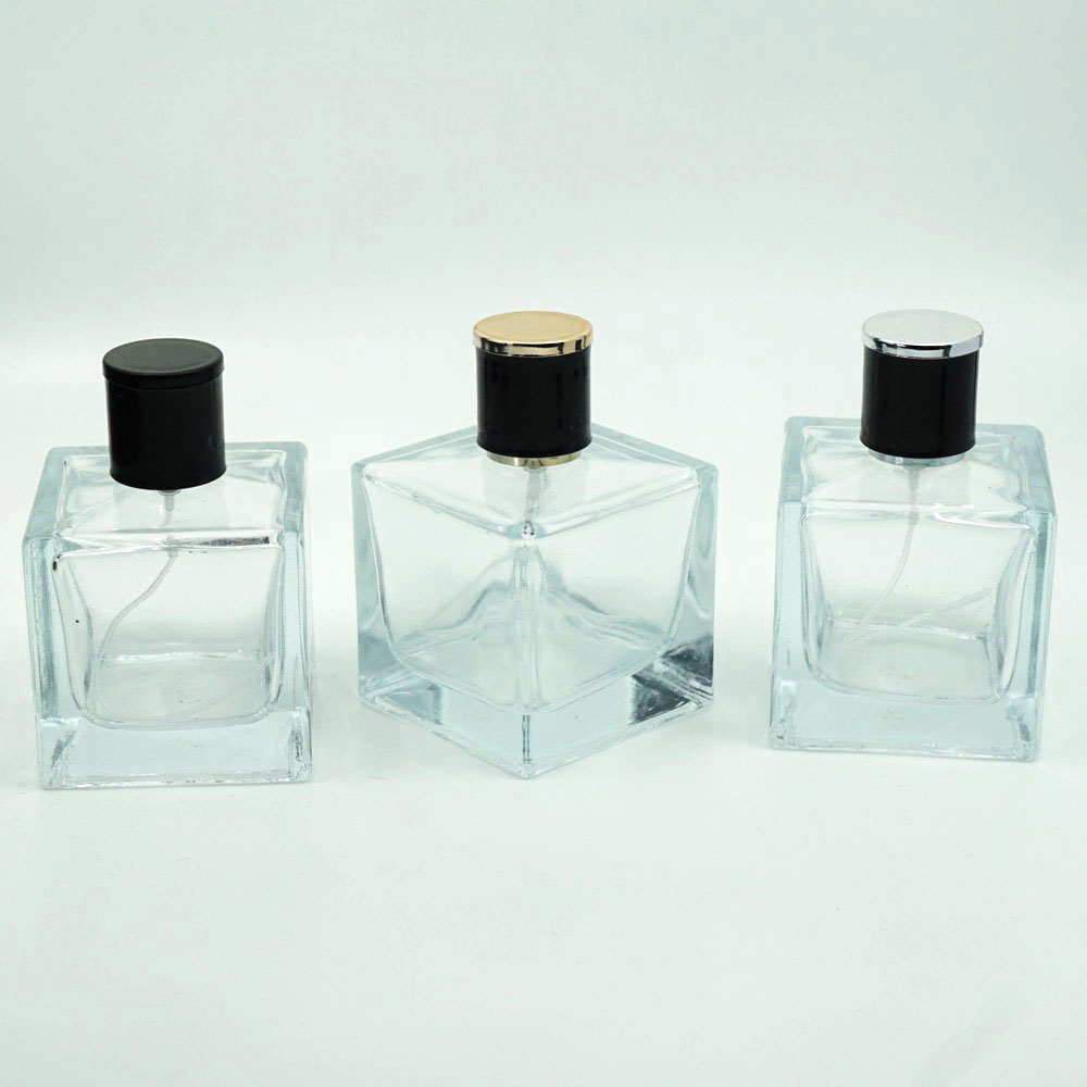 100 ML ŞEFFAF KÜP MODEL ŞİŞE